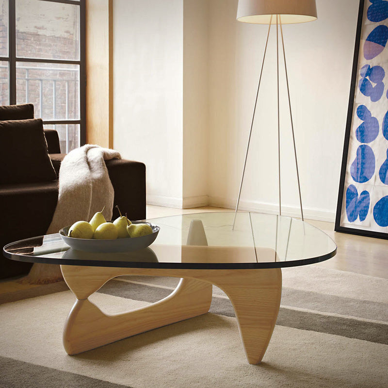 Mesa Noguchi Tapa Vidrio